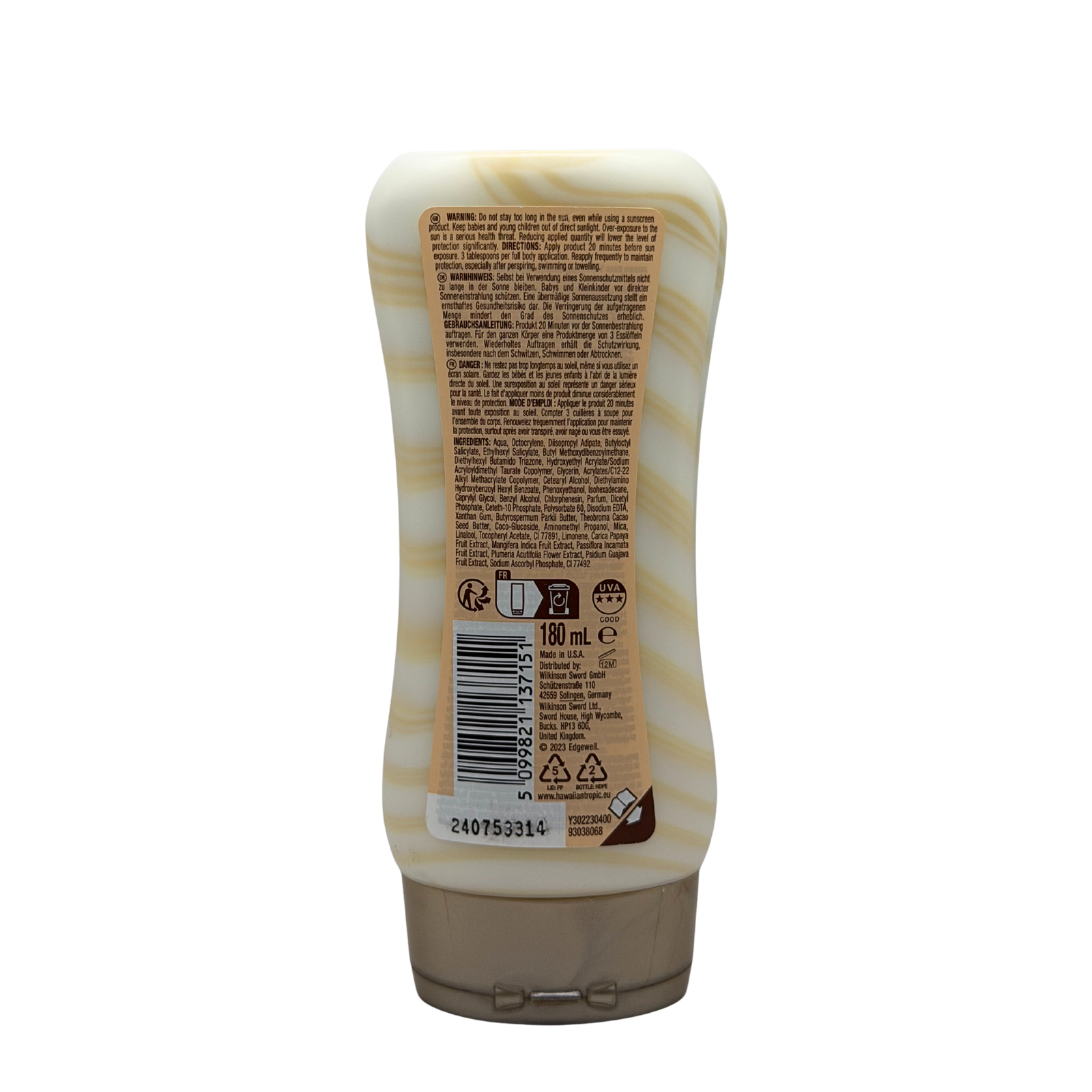 Hawaiian Tropic Loção Solar Hydrating SPF50 180ml - Image 2
