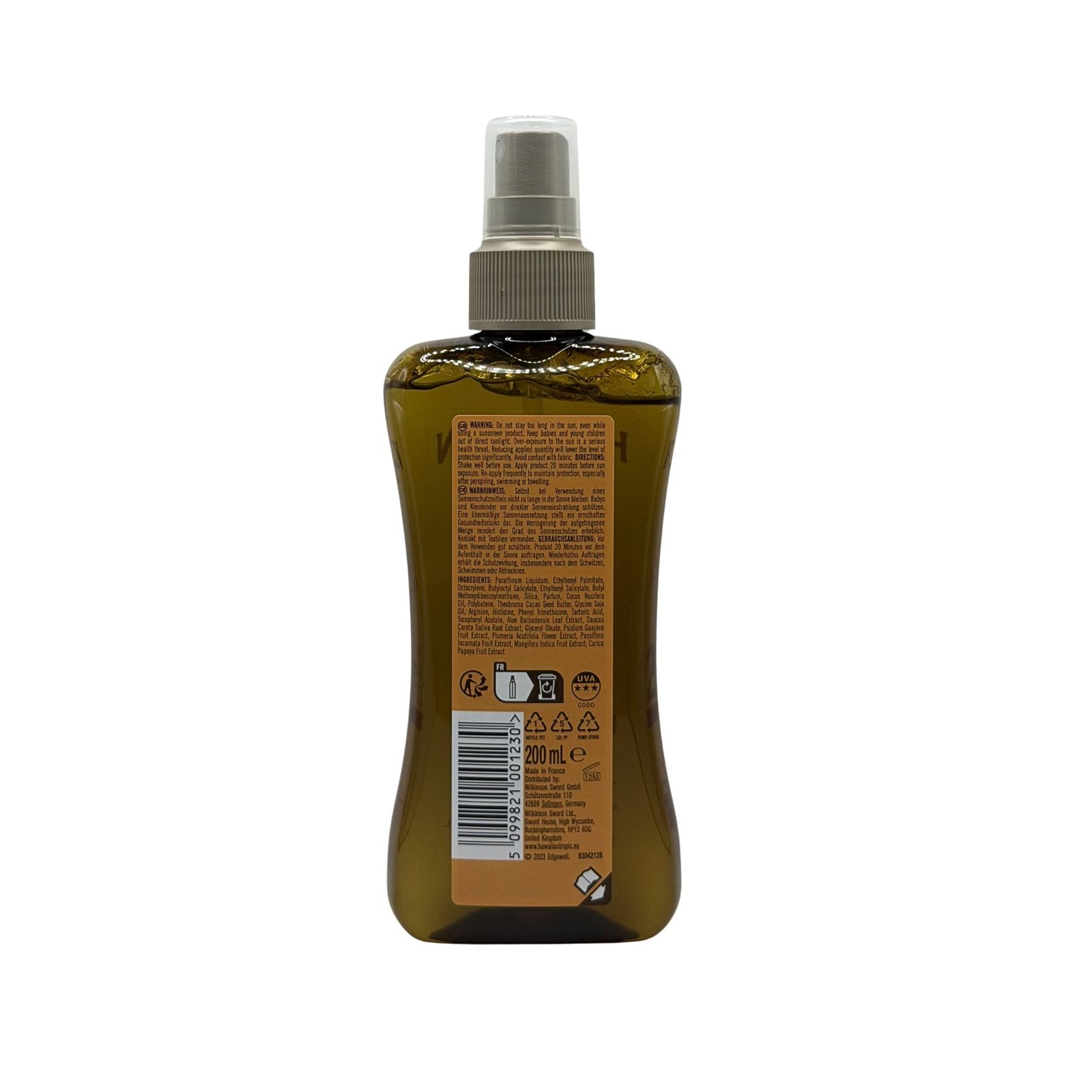 Hawaiian Tropic Óleo SPF20 200ml - Image 2